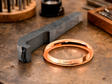 Custom Ring Stamp Bent Shank Hallmark Stamp Swan Neck Gooseneck Stamp