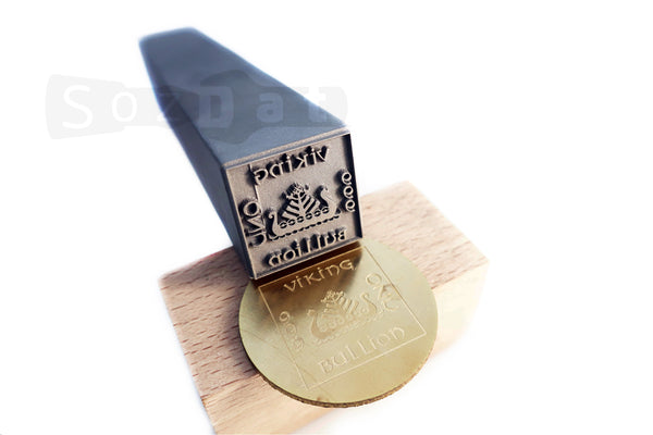 Custom Rectangular Metal Stamp for Jewelry Custom Leather Stamp Metal –  SozDat