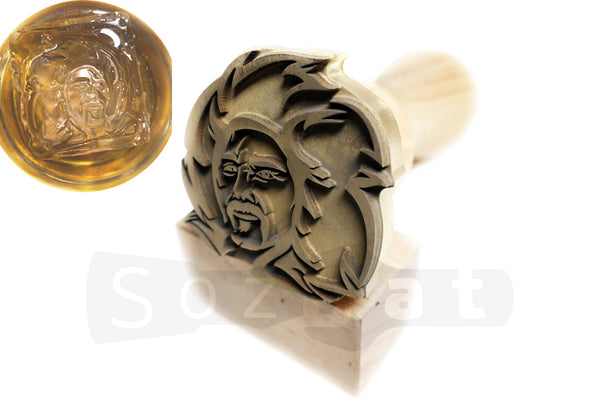 Custom Brass Ice Stamp, Custom Initial Whiskey Ice Stamp, Ice Cube